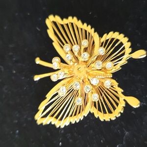 CLOSET CLEAN OUT!!!  Vintage Monet Butterfly Brooch